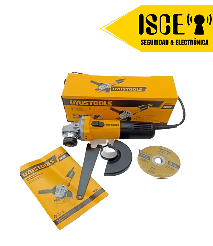UYUSTOOLS AMOLADORA ANGULAR 115MM 720W 