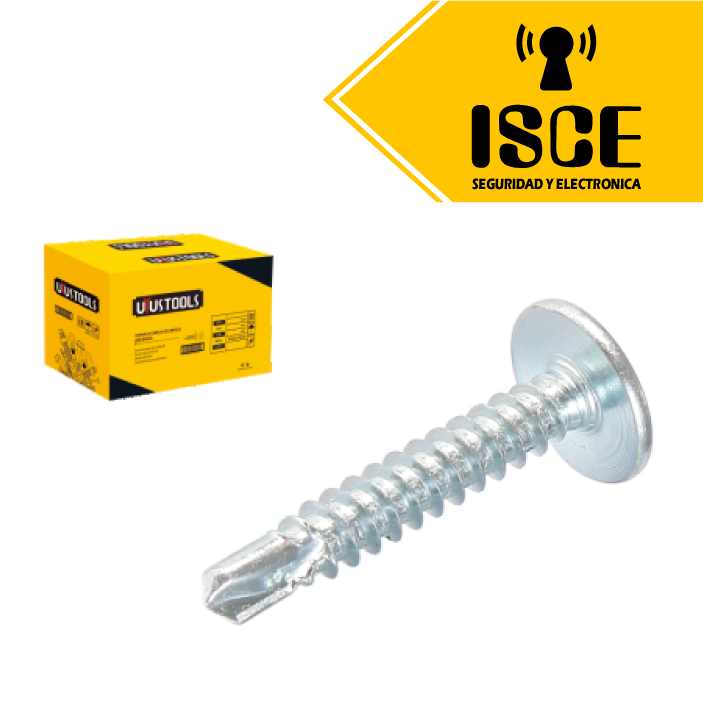UYUSTOOLS TORNILLO CABEZA DE LENTEJA CON BROCA 6X3/4"