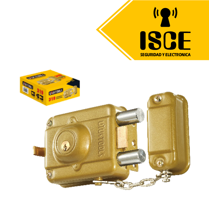 UYUSTOOLS CERRADURA SOBREPONER PLUS TRIPLE CON PIVOTES 19mm 