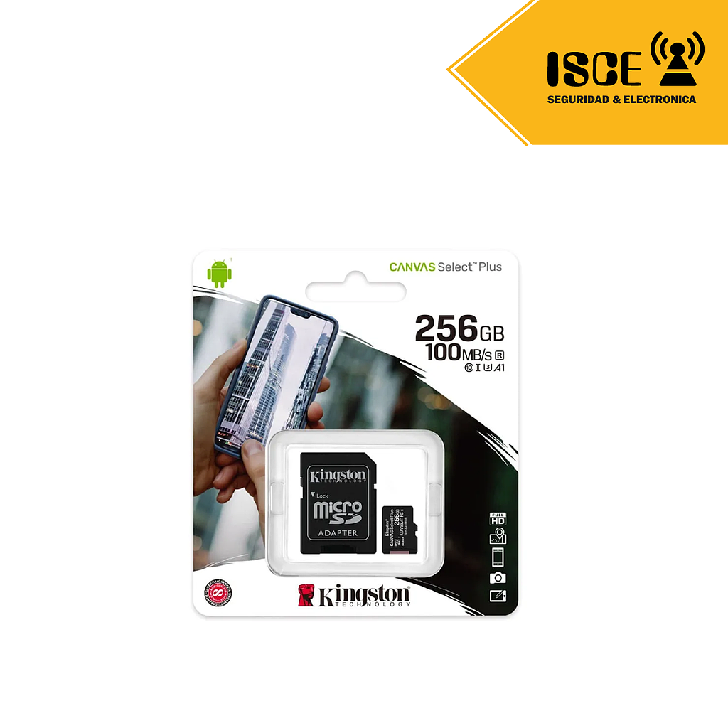 KINGSTON MEMORIA MICRO SD CANVAS 256G