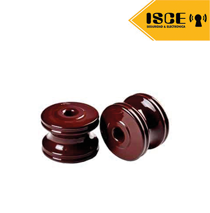 AISLADOR DE PORCELANA TIPO CARRETE CLASE ANSI 53-1