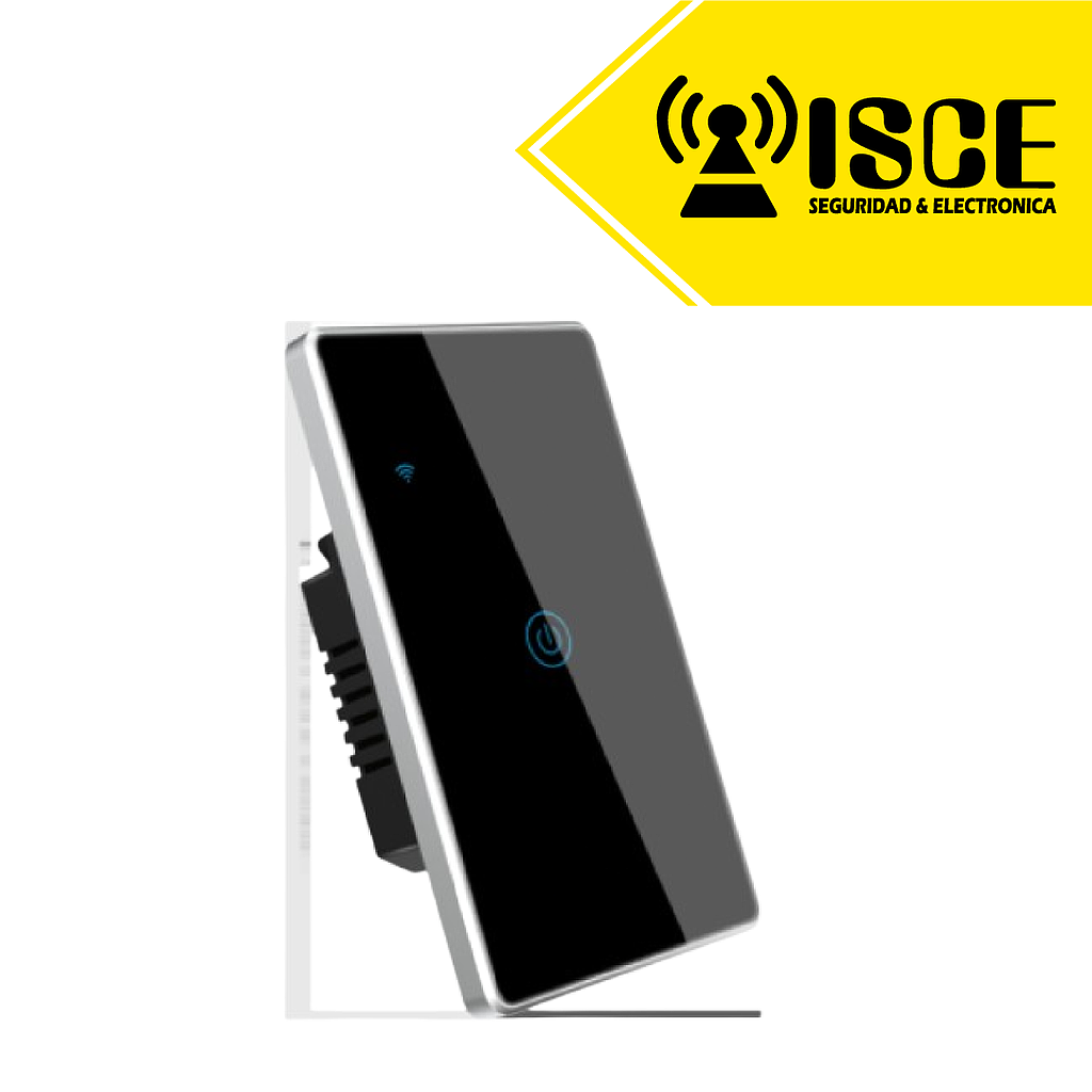 CONMUTADOR INTELIGENTE WIFI 1G N/N + L 100–240VAC 50/60Hz 600W COLOR NEGRO