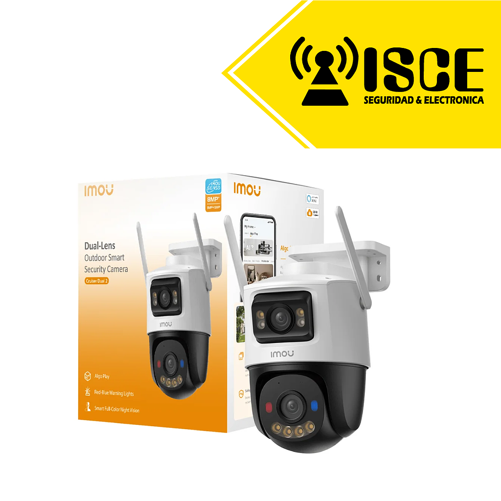 IMOU CAMARA CRUISER DUAL 2 PRO 3+5MP 8MP WIFI