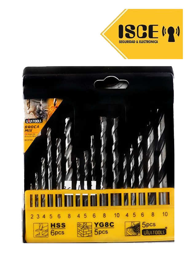 UYUSTOOLS BROCA MIS 16PCS (FIE/MAD/CONC)