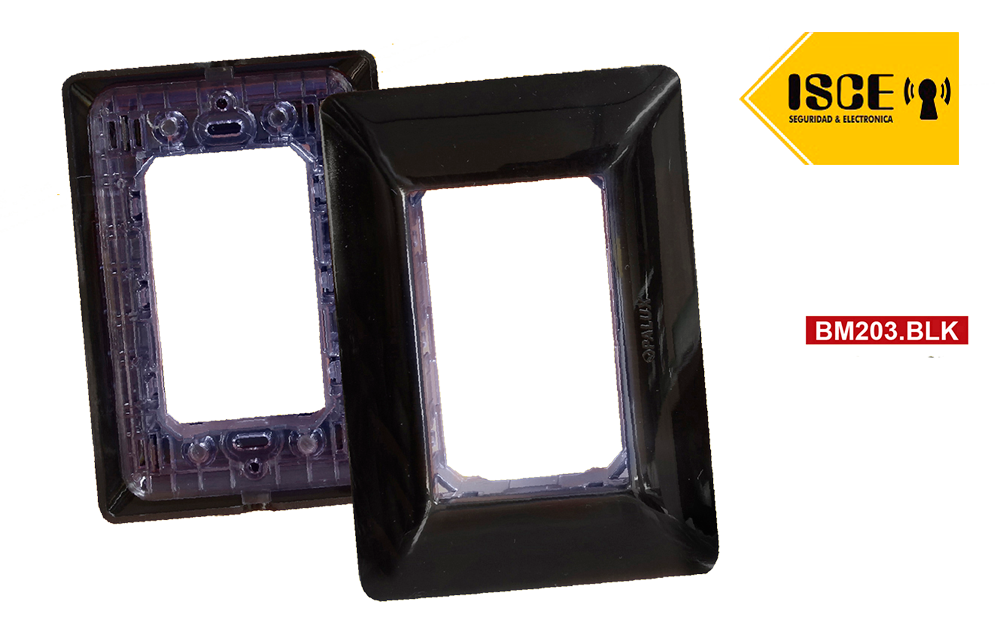 OPALUX PLACA CON SOPORTE NEGRO MASTER 200