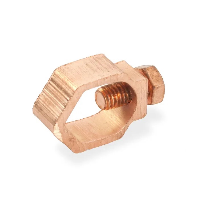 CONECTOR DE 3/4 DE COBRE TIPO AB PARA VARILLA DE PUESTA A TIERRA