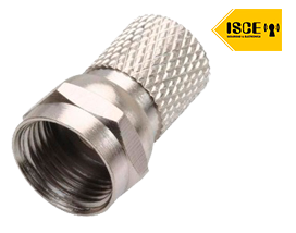 CONECTOR RG-6 PLATEADO AUTORROSCANTE 18MM