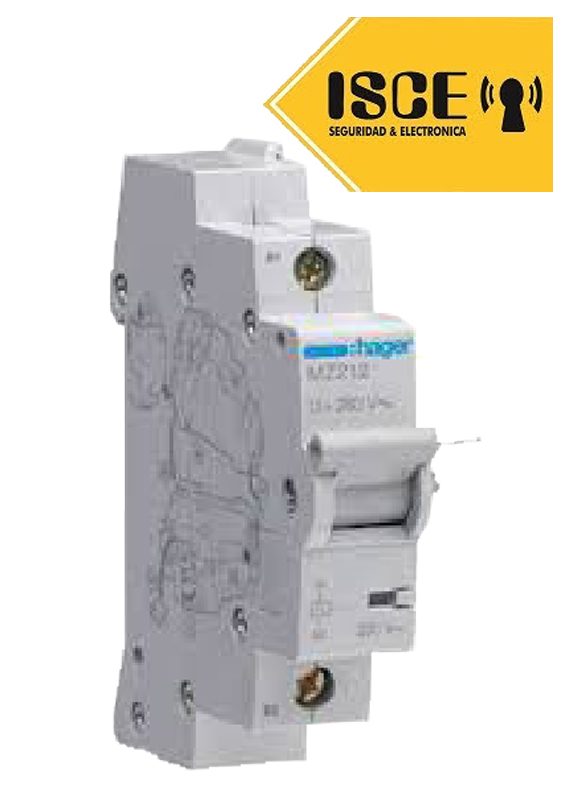 HAGER LIMITADOR DE SOBRETENSION TRANSITORIAS TIPO 2 MONOBLOCK EN-61643-11 40KA UC275V 1 POLO