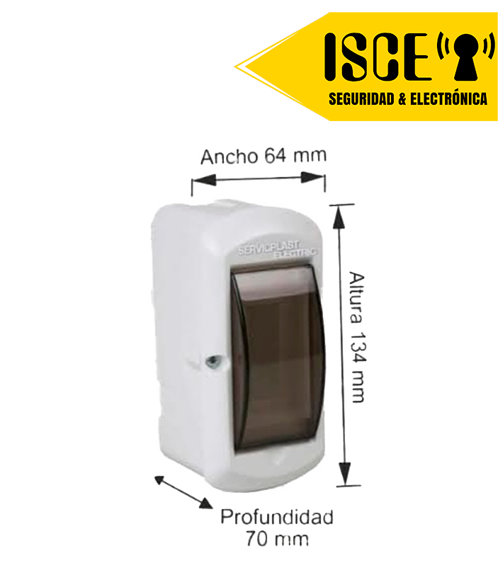 SERVICPLAST TABLERO PVC ADOSABLE 2 POLOS