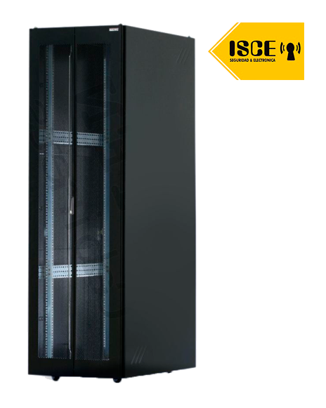 TOTEN GABINETE DE PISO DE 42RU (ALTO 2.06 ANCHO 0.80 PROF. 1.00) PUERTAS DELANTERAS Y POSTERIOR DOBLE MICROPERFORADA