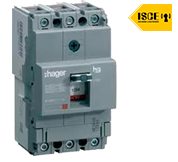 HAGER CAJA MOLDEADA INT AUTOMATICO X160 3X100 AMP TF/MF 25KA/230V IEC-60947-2