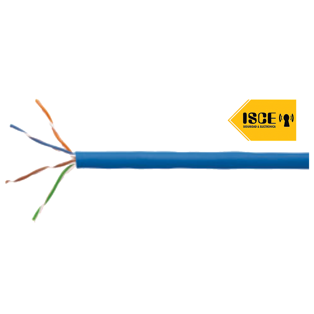 AMP/COMMSCOPE CABLE UTP CAT 5E CM 4PX24AWG AZUL