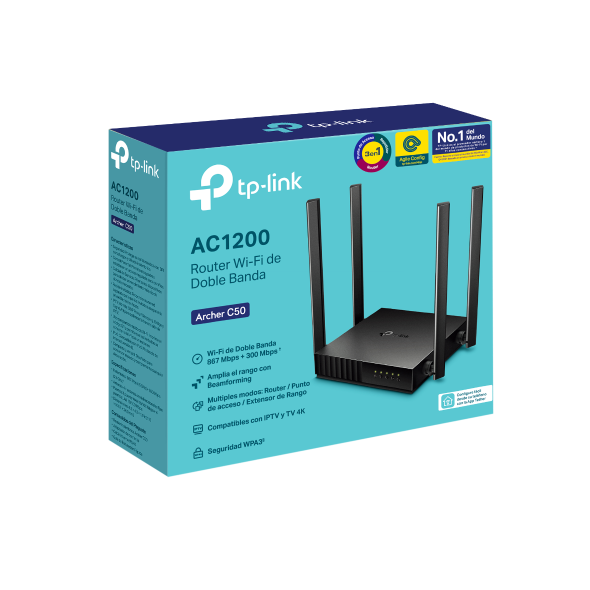 TP-LINK ROUTER AC1200 DOBLE BANDA INALAMBRICO
