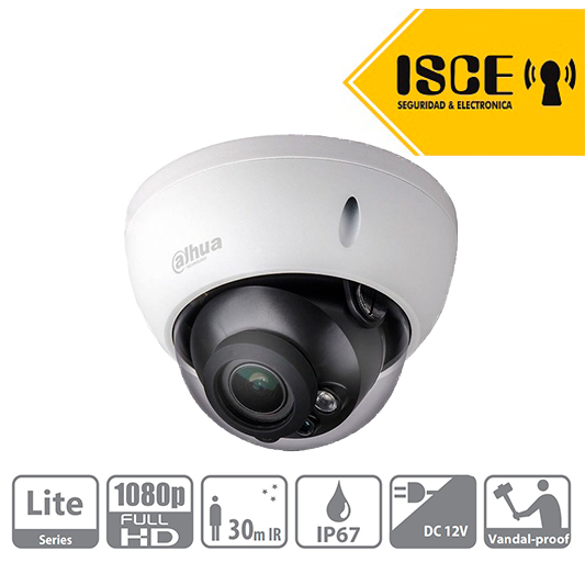 DAHUA DH-HAC-HDBW1200RN-Z HDCVI DOMO VF 2MP IR30 IP67 IK10