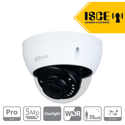 DAHUA DH-HAC-HDBW2501EN HDCVI DOMO ANTIV 5MP IR30 IP67 IK10 