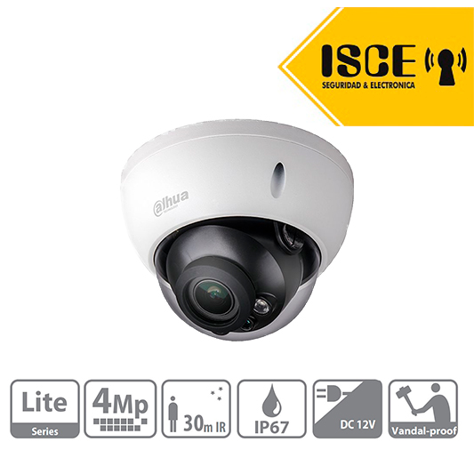 DAHUA DH-HAC-HDBW1400RN-Z HDCVI DOMO VF 4MP IR30 IP67 IK10