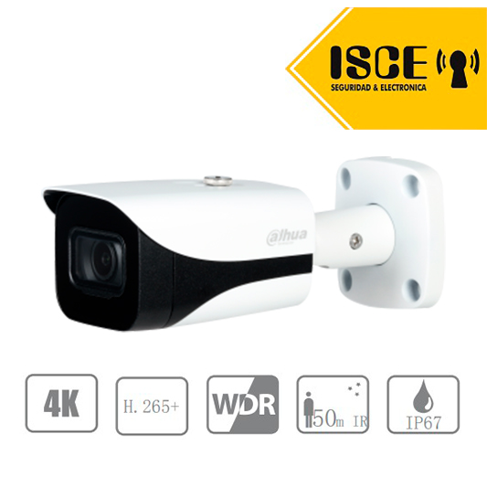 DAHUA DH-IPC-HFW1831E-0280B IP TUBO 8MP H.265 WDR IR50 