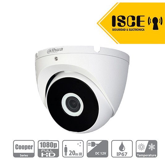 DAHUA DH-HAC-T2A21N-0280B HDCVI DOMO METAL 2MP IR20 IP67