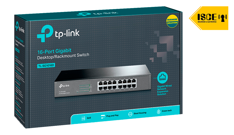 TP-LINK SWITCH 16P GIGABIT ESCRITORIO