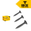 UYUSTOOLS TORNILLO FOSFATADO NEGRO P/DRY-WALL PUNTA FINA 6X3/4&quot;
