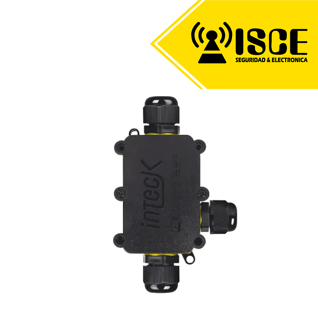 INTECK CAJA ESTANCA IP65 4 PINES CON PROTECCION UV 1 ENTRADA 3 SALIDAS AC450V 24A 4-8MM