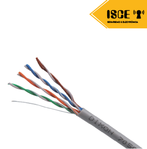 LANCOM CABLE UTP CAT 5E OD0.45MM CCA GRIS