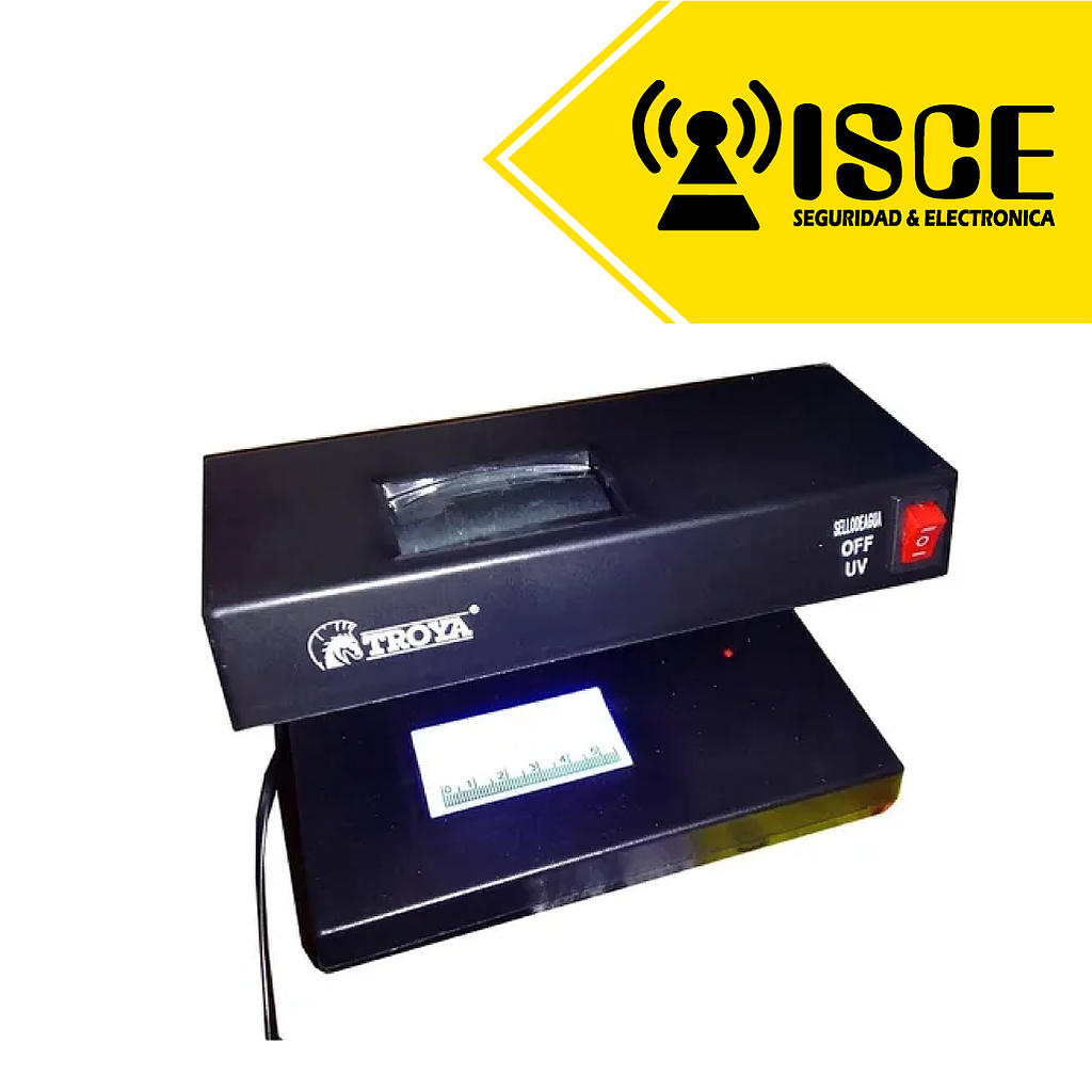 TROYA DETECTOR DE BILLETE LUZ UV 9W SELLO DE AGUA