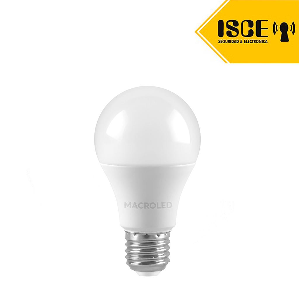 MACROLED FOCO A55 6.5W E27 AC180-240V CALIDO 3000K