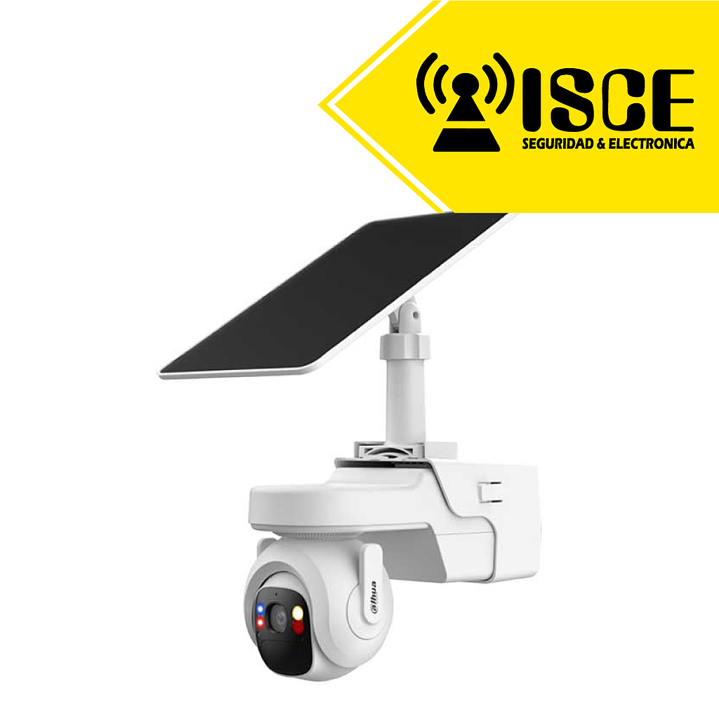 DAHUA DH-KIT/BP4A-4G/M0508 KIT IP DOMO PT 4G AOV DUAL LIGHT 30M IP66 C/PANEL SOLAR 8W