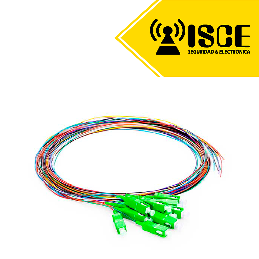 LATIC PIGTAIL 12 CORES SC/APC 1.5M SM SX DIAMETRO 0.9MM