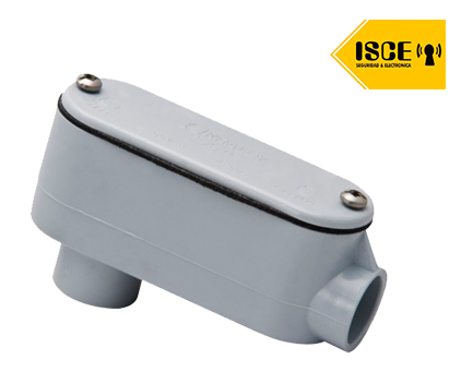 NAVIA CAJA CONDULET TIPO LB 1&quot; FORM 35 DE ALUMINIO  C/TAPA Y EMPAQUETADURA
