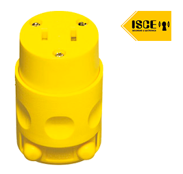 LEVITON TOMA AEREO 15A 125V PVC AMARILLO