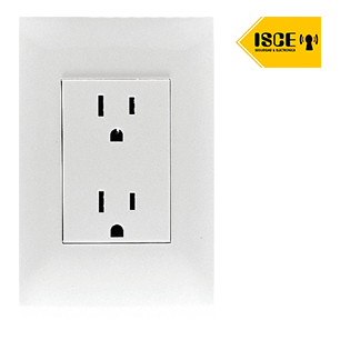 LEVITON TOMACORRIENTE POLARIZADO CIEN C/TIERRA DUPLEX C/PLACA 15A (125-250)V BLANCO