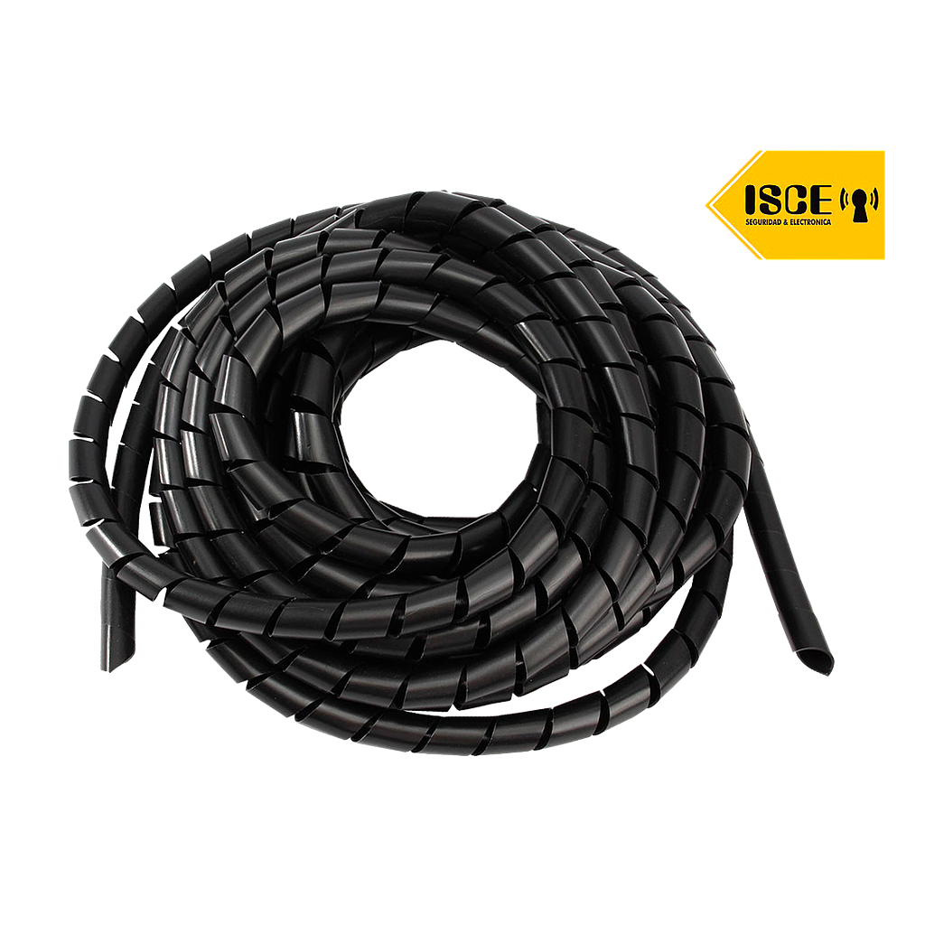 HONT ESPIRAL NEGRO P/CABLE 6MM