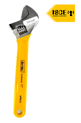 UYUSTOOLS LLAVE FRANCESA M/PLAST 12&quot; AMARILLO