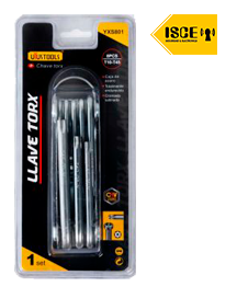 UYUSTOOLS LLAVE TORX SET 8PCS T10-T45