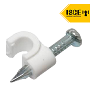 OPALUX GRAPA P/CABLE REDONDO N° 8MM 100 PCS BLANCO