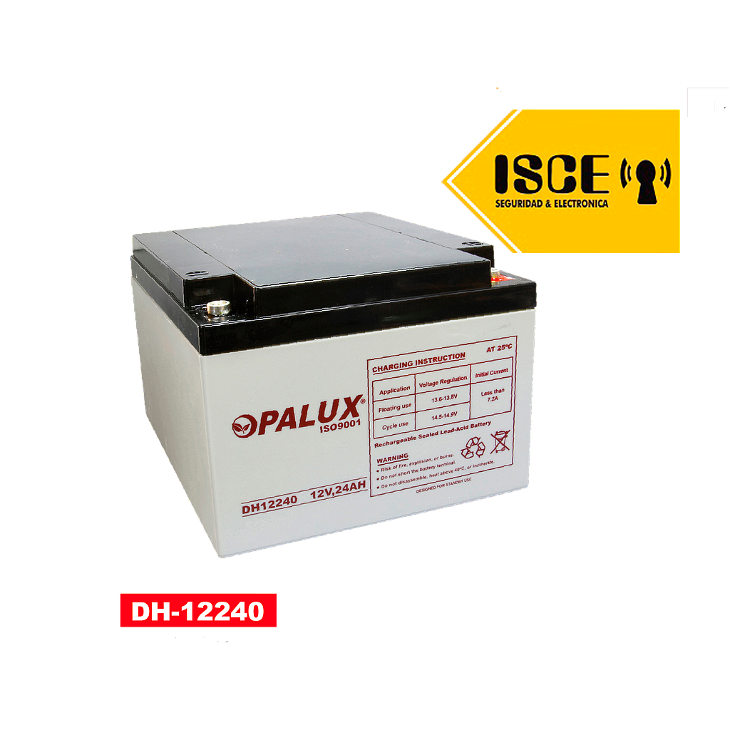 OPALUX BATERIA SECA 12V 24AH OPALUX