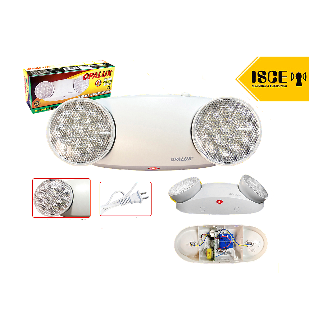 OPALUX LAMPARA DE EMERGENCIA MANTIS 24 LED BATERIA LITIO 3.7V/1200mAH