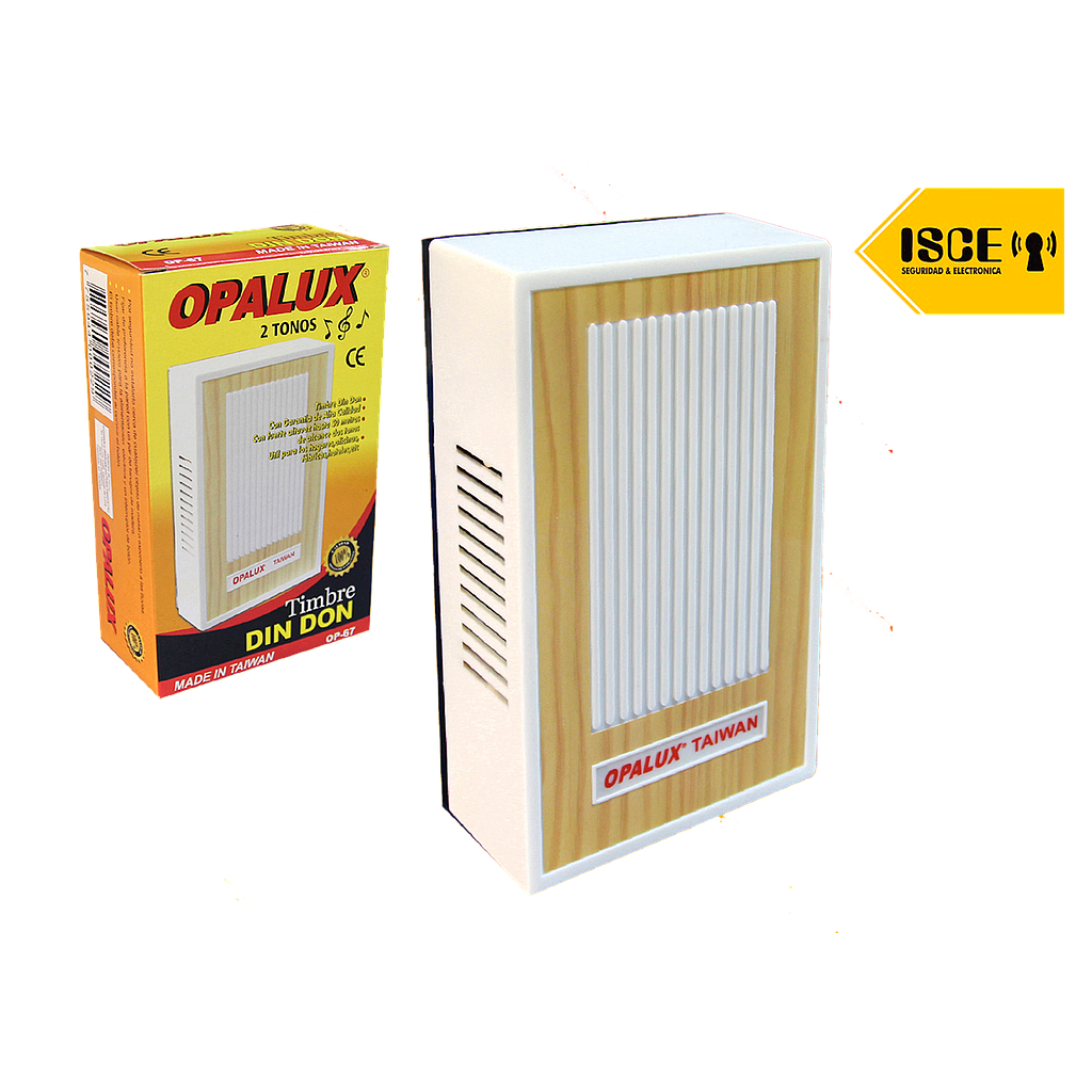 OPALUX TIMBRE DIN-DON RECT. 220V 