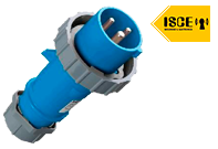 MENNEKES ENCHUFE 16AMP 2P+T 250V AZUL 6H IP67