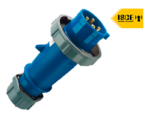 MENNEKES ENCHUFE 16AMP 3P+T 250V AZUL 9H IP67