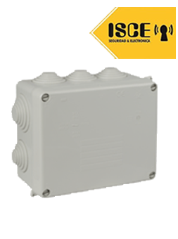 SOLERA CAJA DE PASE LIBRE DE HALOGENO CON CONOS 160X135X70MM IP55 IK07 GRIS