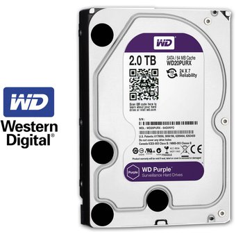 WESTERN DIGITAL DISCO DURO PURPURA 2TB SATA 6Gbps 5400RPM 3.5&quot;