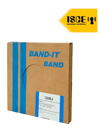 BAND-IT FLEJE ACERO INOXIDABLE 201SS 1/2" X 0.76MM