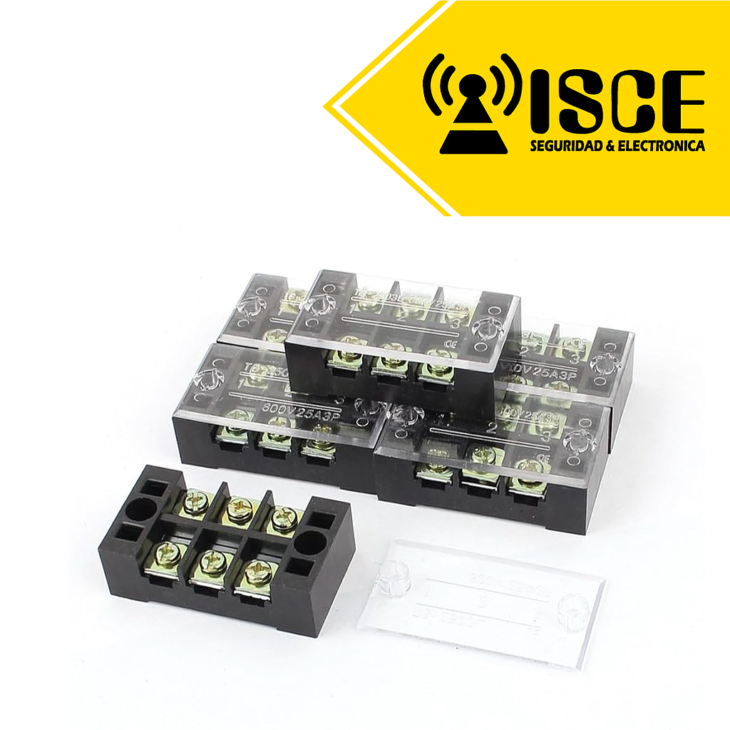 TKL BORNERA DE BAQUELITA 25A 3P 600V  