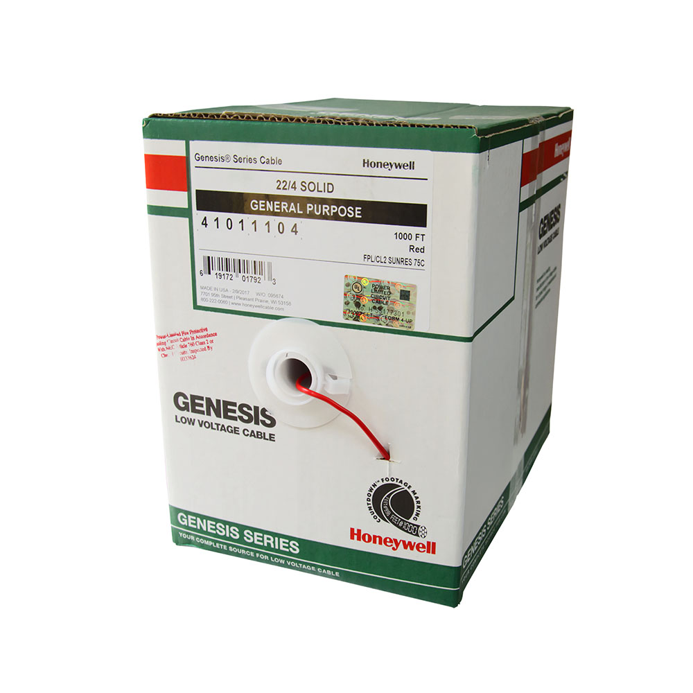 HONEYWELL CABLE DE INCENDIO 4X18 AWG FPL DE COBRE SOLIDO UL 300M/1000FT