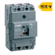 HAGER CAJA MOLDEADA INT AUTOMATICO X160 3X50 AMP TF/MF 25KA/230V IEC-60947-2