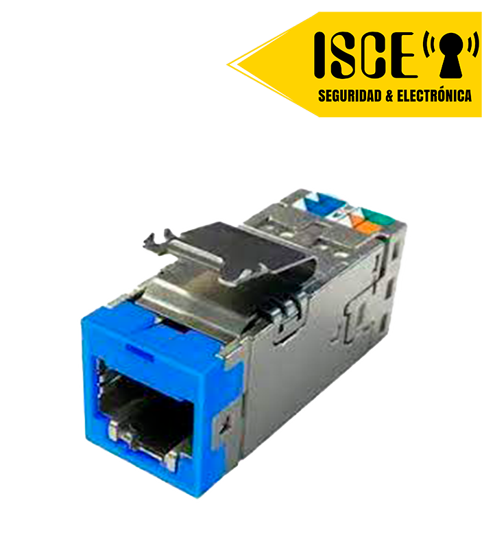 AMP/COMMSCOPE JACK CAT 6A BLINDADO AZUL