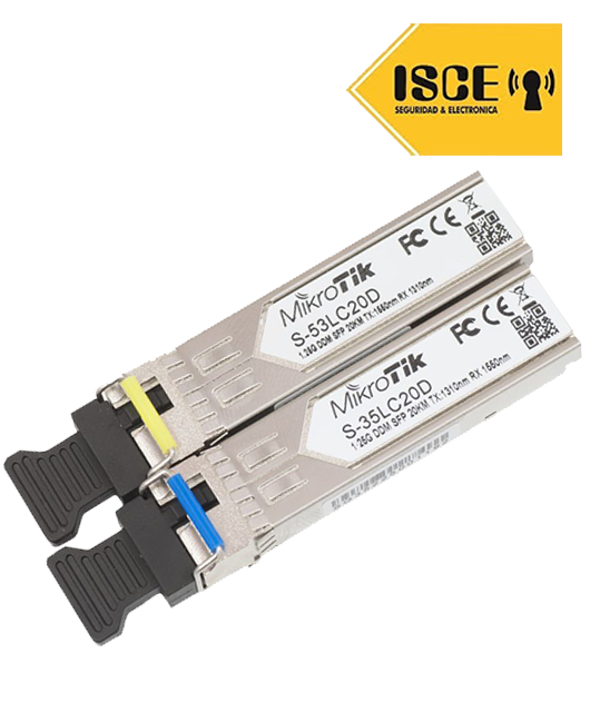 MIKROTIK PAR DE SFP TRANSCEIVERS